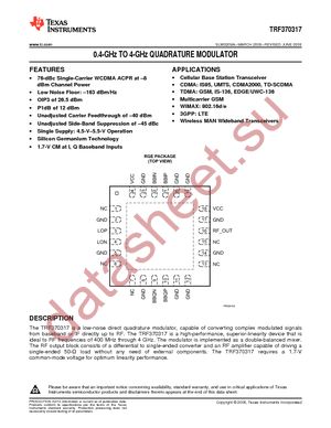 TRF370317IRGET datasheet  